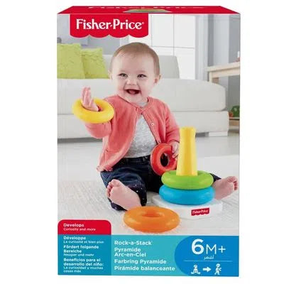 Brinquedo de Atividade - Pirâmide de Argolas - Colorido - Fisher-Price