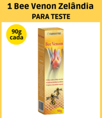 Pomada Bee Venom- Fórmula Natural com Extrato de Abelha