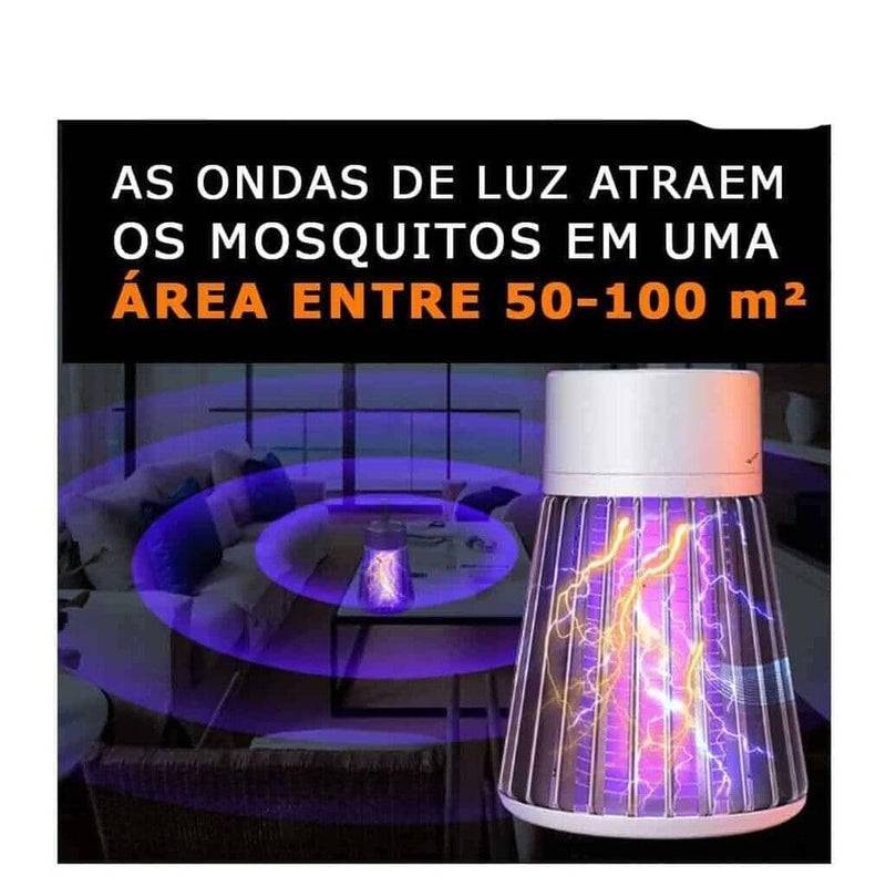 Lâmpada Mata Mosquito Ultravioleta - Repelente Elétrico UV