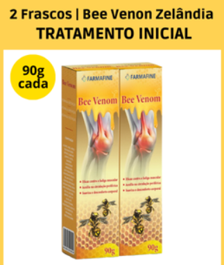 Pomada Bee Venom- Fórmula Natural com Extrato de Abelha