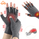 Luva de Compressão Sem Dedos – Alívio Dores Mãos, Artrite, Síndrome do Túnel do Carpo, Unissex
