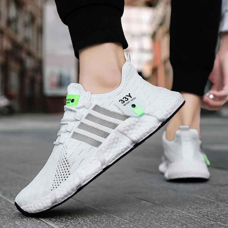 Tênis Casual Sola Grossa Unissex – Confortável, Respirável, Ideal para Caminhada e Dia a Dia