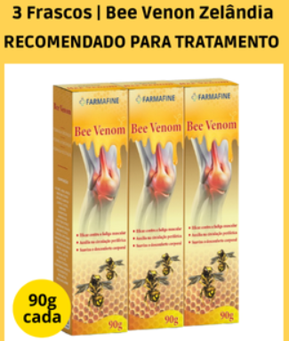 Pomada Bee Venom- Fórmula Natural com Extrato de Abelha