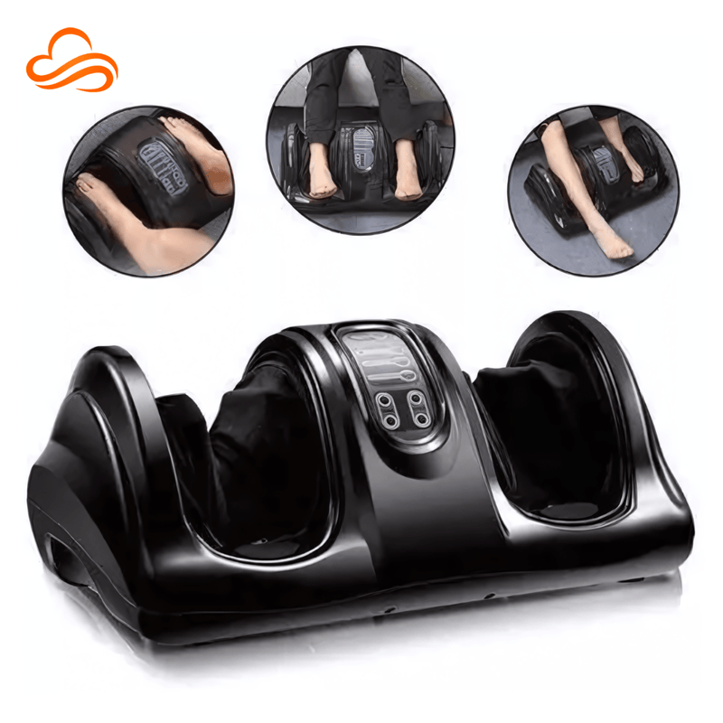 Massageador de Pés, Tornozelos e Panturrilhas 3 em 1 – Alívio Profundo, Circulação e Relaxamento