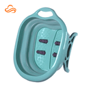 Bacia Dobrável para Spa de Pés com Rolos Massageadores – Conforto para Pés Cansados