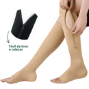 Meia de Compressão Suave – Conforto e Alívio da Sensação de Inchaço e Cansaço nas Pernas