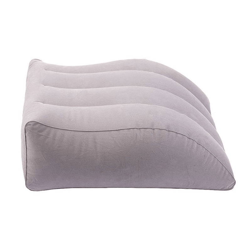 Apoio Inflável para Pés e Pernas  – Almofada Aveludada Multiuso para Conforto e Circulação