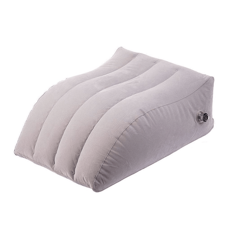 Apoio Inflável para Pés e Pernas  – Almofada Aveludada Multiuso para Conforto e Circulação