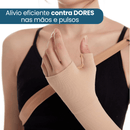 Luva de Compressão 360º Terapêutica – Alívio da Dor, Artrite, Tendinite e Inchaço nas Mãos (Par)