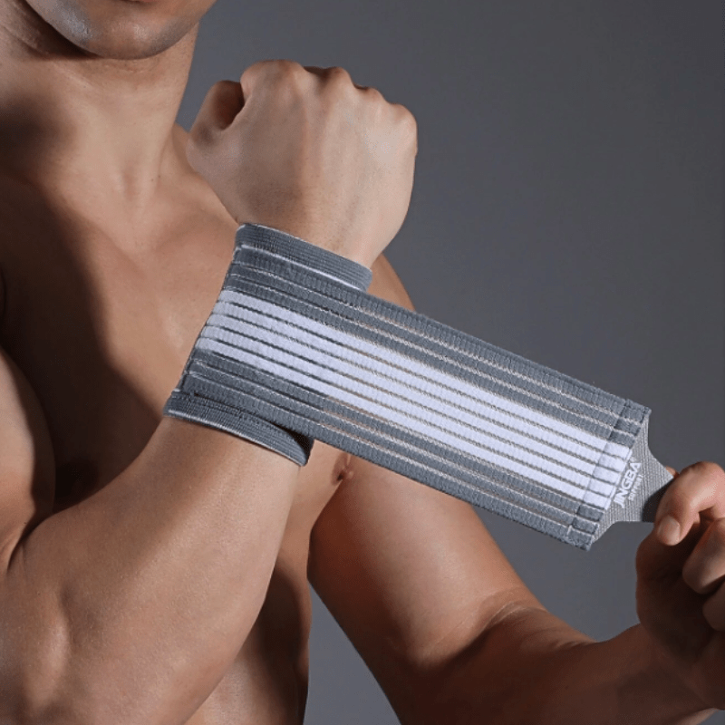 Par de Munhequeiras de Compressão Ajustável – Suporte de Pulso, Prevenção de Lesões e Estabilidade para Treinos de Força