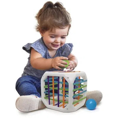 Brinquedo Educativo - Cubo Entrelaçado - Bolinha com Som - Elka