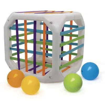 Brinquedo Educativo - Cubo Entrelaçado - Bolinha com Som - Elka