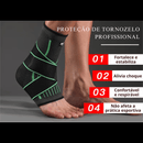 Tornozeleira de Compressão Ajustável – Suporte para Maior Estabilidade e Conforto