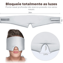 Máscara para Dormir de Seda Mulberry 100% – Bloqueio Total de Luz, Antifrizz e Conforto Premium