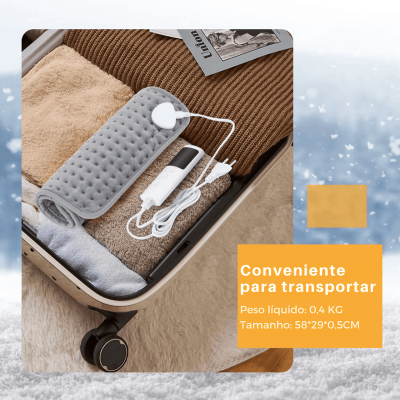 Mini Cobertor Elétrico de Aquecimento – Manta Térmica, Aquecimento Localizado e Rápido