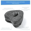 Almofada de Memória para Pernas – Alinhamento Coluna, Alívio Dores Joelho e Ciática, Uso Lateral