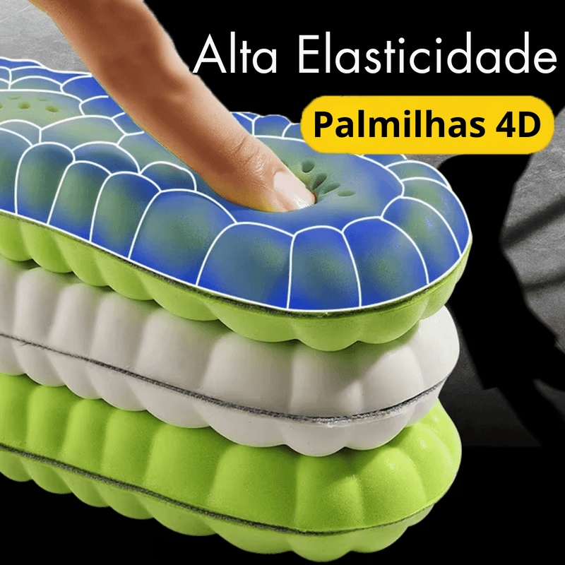 Palmilha de Látex Macia – Absorção de Choque, Conforto Extremo e Tecnologia Anti-Odor