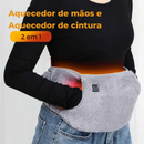 Cinto de Aquecimento Elétrico para a Região Abdominal (Cólica) – 3 Níveis de Temperatura, Alívio do Desconforto
