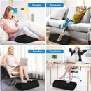 Suporte Ergonômico para Pés – Memory Foam, Alívio de Pressão e Conforto para Escritório