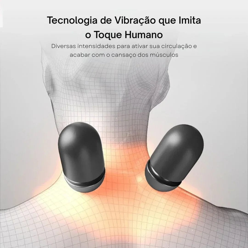 Travesseiro Massageador para Pescoço – Terapia Cervical com Calor, Vibração e Alívio de Tensão