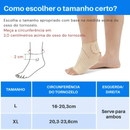 Suporte de Compressão Tornozelo e Pé Ajustável – Alívio Dores, Tendinite de Aquiles, Fascite Plantar
