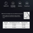 Joelheira Elástica Respirável para Esportes – Suporte Lesões, Alívio Dores Joelho, Corrida e Treino