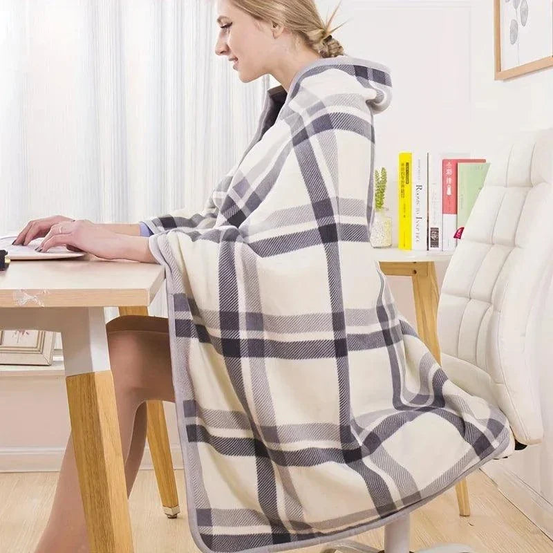 Cobertor Vestível Fleece para Inverno –  Quentinho e Conforto Máximo