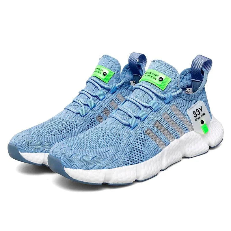 Tênis Casual Sola Grossa Unissex – Confortável, Respirável, Ideal para Caminhada e Dia a Dia