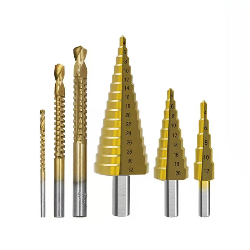 Kit 6 Brocas de Titânium - Indestrutível MaxDrill