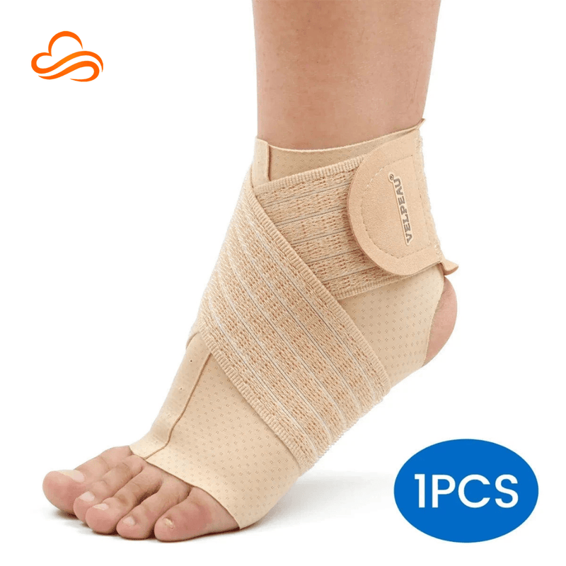 Suporte de Compressão Tornozelo e Pé Ajustável – Alívio Dores, Tendinite de Aquiles, Fascite Plantar