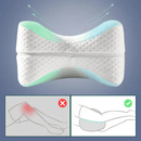 Travesseiro Ergonômico para Perna e Joelho – Espuma de Memória, Conforto para Quadril e Coluna