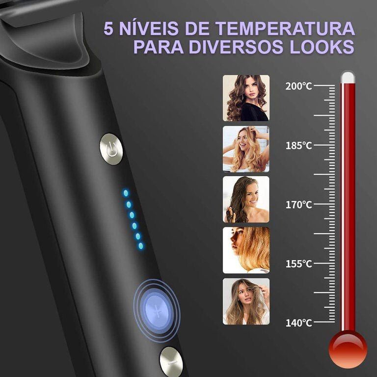 Escova Alisadora e Modeladora Anti-Frizz Bivolt [ÚLTIMAS UNIDADES]