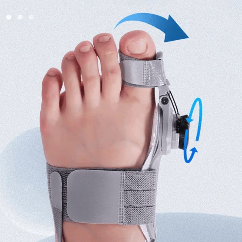 Corretor e Separador de Dedos FlexToe – Suporte Ajustável e Conforto para os Pés