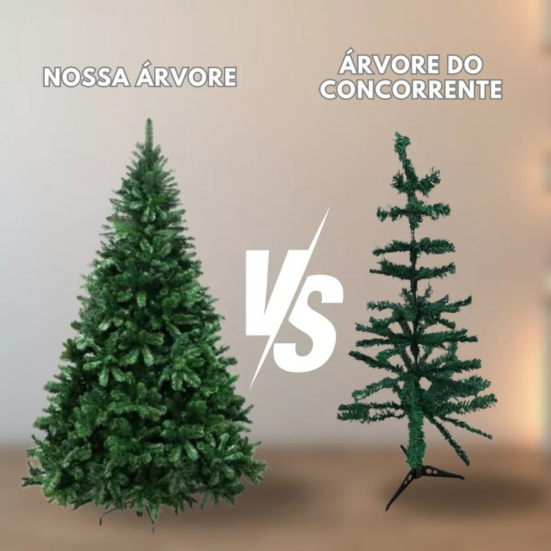 Árvore de Natal 2024 Material de Luxo c/ Controle Remoto