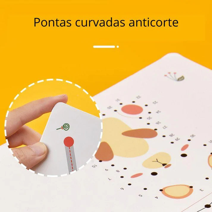 Caderno de Traço e Desenho Infantil Magic Book