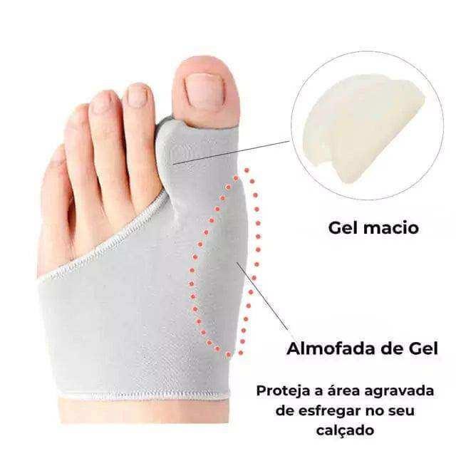 Corretor de Joanete Silicone - Meia Ortopédica