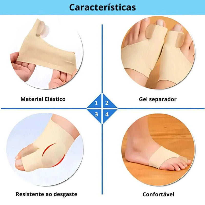 Corretor de Joanete Silicone - Meia Ortopédica