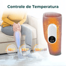 Massageador de Compressão para Pernas e Panturrilhas – Alívio do Inchaço, Recuperação Muscular e Calor Terapêutico