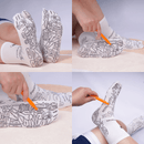 Kit Reflexologia Completo: Meias com Mapa Podal Guia + Massageador Terapêutico Manual – Alívio do Estresse