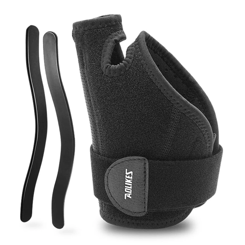 Suporte Rígido Ajustável para Punho e Polegar – Imobilização, Conforto e Alívio da Tensão