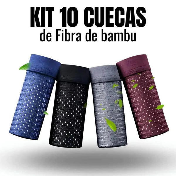 Kit 10 Cuecas de Fibra de Bambu Sky Hero - PAGUE 5 LEVE 10