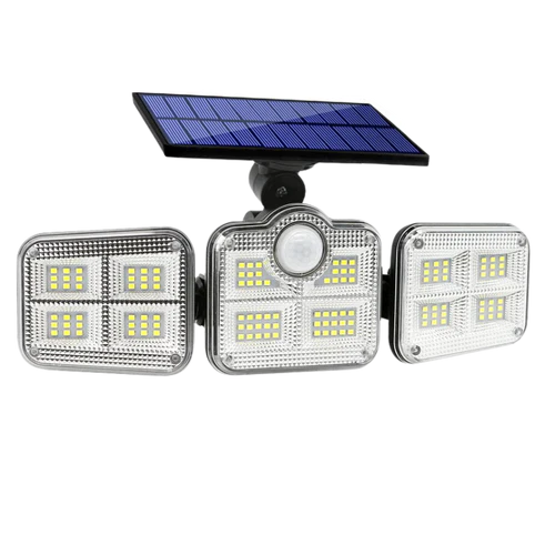 Holofote Solar LED 800W com 3 Cabeças - Power Inova