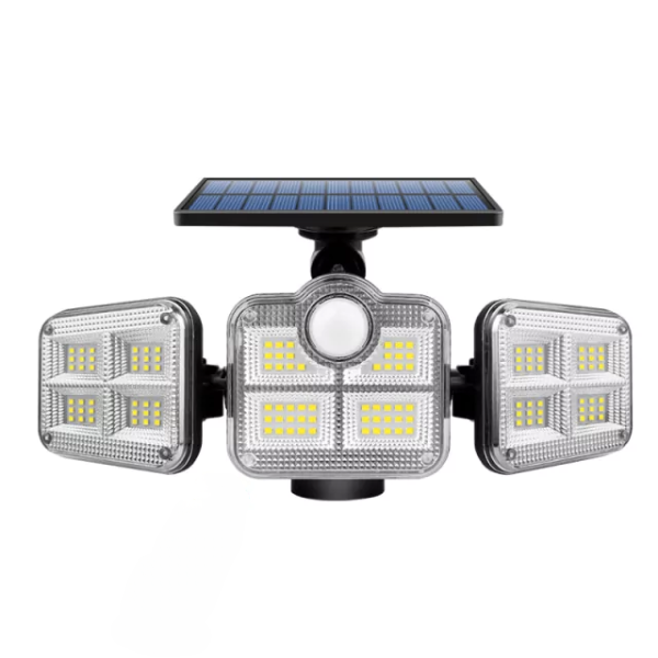 Holofote Solar LED 800W com 3 Cabeças - Power Inova